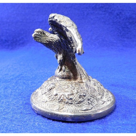 Vintage Eagle Paperweight Reed and Barton Silverplate - Picture 4 of 11